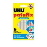 UHU 48815 Klebepad Patafix 12x12mm transparent / 56St.