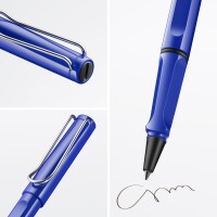 Lamy 1214114 Tintenroller safari blau (Modell 314) hochgl&au
