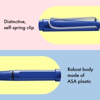 Lamy 1214114 Tintenroller safari blau (Modell 314) hochgl&au