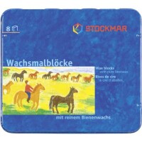Stockmar 34000 Wachsmalbl&ouml;cke im Blechetui / 8St.