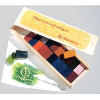 Stockmar 35600 Wachsmalbl&ouml;cke im Holzetui / 24...