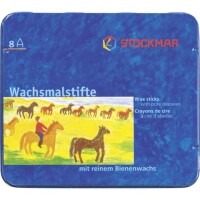 Stockmar 31000 Wachsmalstifte im Blechetui / 8Stifte