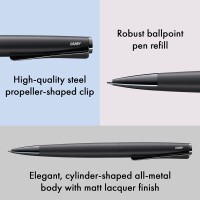 Lamy 1233753 Tintenroller Studio M266 Lx all black 6