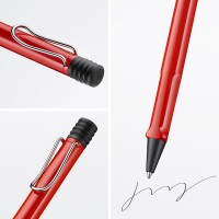 Lamy 1205270 Kugelschreiber safari rot (Modell 216) hochgl&a