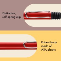 Lamy 1205270 Kugelschreiber safari rot (Modell 216) hochgl&a