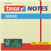 tesa 57654-00000 Haftnotiz Office Notes 75x75mm gelb /...