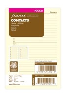 Filofax 210253 Pocket Adresseinlage creme /24Blatt