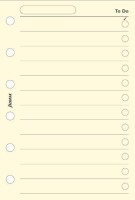Filofax 212253 Pocket Einlagen To Do Cotton Cream
