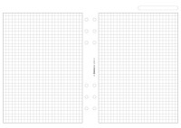 Filofax 342905 Notizbl&auml;tter A5 kariert / 25Blatt