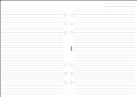 Filofax 343008 Notizbl&auml;tter A5 liniert...