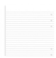 Filofax 343008 Notizblätter A5 liniert weiß / 25B