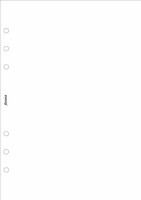 Filofax 342405 A5 Notizpapier blanco wei&szlig; /...