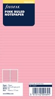 Filofax 133007 Notizpapier Personal liniert rosa / 30Blatt