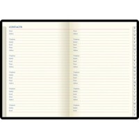 Letts 990212 Icon Adressbuch A5 black / 192 Seiten 2