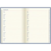 Letts 990213 Icon Adressbuch A5 blue / 192 Seiten 2
