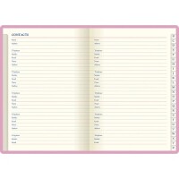 Letts 990216 Icon Adressbuch A5 pink / 192 Seiten 2