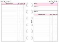 Filofax 250504 Pocket Einlagen Professional Meeting-Notiz...