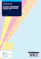 Filofax 340508 A5 Notizpapier liniert farbig sortiert 30 Bl.