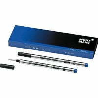 Montblanc 128233 Tintenrollermine M blau (royal blue) / 2St.