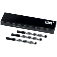 Montblanc 128240 Tintenrollermine small schwarz M / 3St.