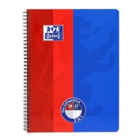 Oxford 400101421 Collegeblock A4 Duo rot/blau 48x kariert...
