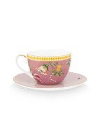 Pip Studio 51.004.134 Tasse mit Unterteller La Majorelle pin