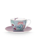 Pip Studio 51.004.137 Tasse mit Unterteller Flower...