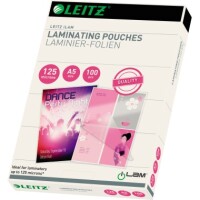 Leitz 33807 Laminierfolien A5 125mic gl&auml;nzend /...