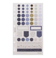 Filofax 132761 Organiser Stickers Indigo für Personal /