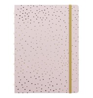 Filofax 115118 Notebook A5 Confetti rose quartz /56Blatt