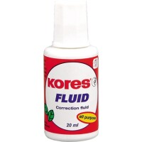 Kores KF66101 Korrekturmittel Fluid Pinsel wei&szlig;...
