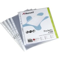 Hetzel 1300063 Prospekthüllen A5 PP glas