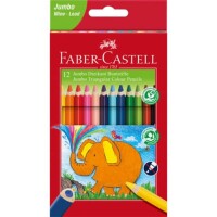 Faber-Castell 116501 Buntstifte Triangular Jumbo sortiert...