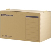 Elba 100421093 Archivbox tric system mit Deckel braun
