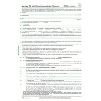 RNK 545 Vertrag f&uuml;r die Vermietung eines Hauses,...
