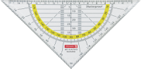 Brunnen 10-4975401 Geo-Dreieck 16cm bruchsicher glasklar