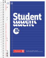 Brunnen 10-67951 Collegeblock A5 Student liniert blau /...