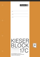 Brunnen 10-42927 Kieserblock 17C A4 liniert / 50Blatt