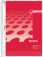 Glocken 50-67828 Collegeblock A4 Lineatur 28 kariert mit...