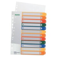 Leitz 1294-00-00 Register 1-12 A4 volle H&ouml;he PP...