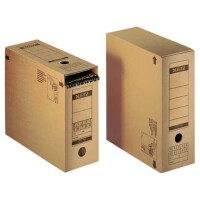 Leitz 6086-00-00 Archivbox A4 max.116mm Wellpappe braun