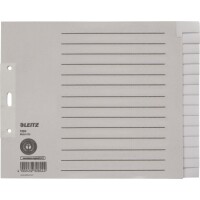 Leitz 1224-00-85 Register blanko A4 &Uuml;berbreite...