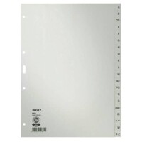 Leitz 4300-00-85 Papierregister A-Z A4 grau volle...
