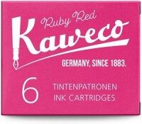 Kaweco K2830.07 Tintenpatronen rubinrot / 6St.