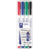 Staedtler 301WP4 Whiteboardmarker Lumocolor 1mm sort. non...