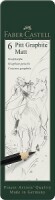 Faber-Castell 115207 Bleistift Pitt Graphite Set 2B - 12B...