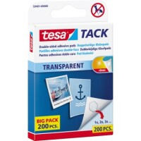 tesa 59401-00000 Klebepad Tack 10x10mm transparent / 200St.