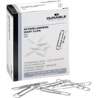 Durable 122625 Aktenklammern 50mm verzinkt / 100St.