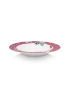 Pip Studio 51.001.298 Tieferteller Flower Festival dark pink