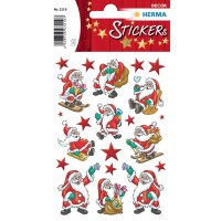 Herma 3219 Schmucketiketten Weihnachtsmann / 3Blatt